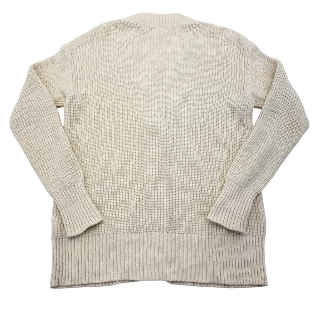 Faherty Boyfriend Cardigan Small Natural / Cream - Picture 3 of 15